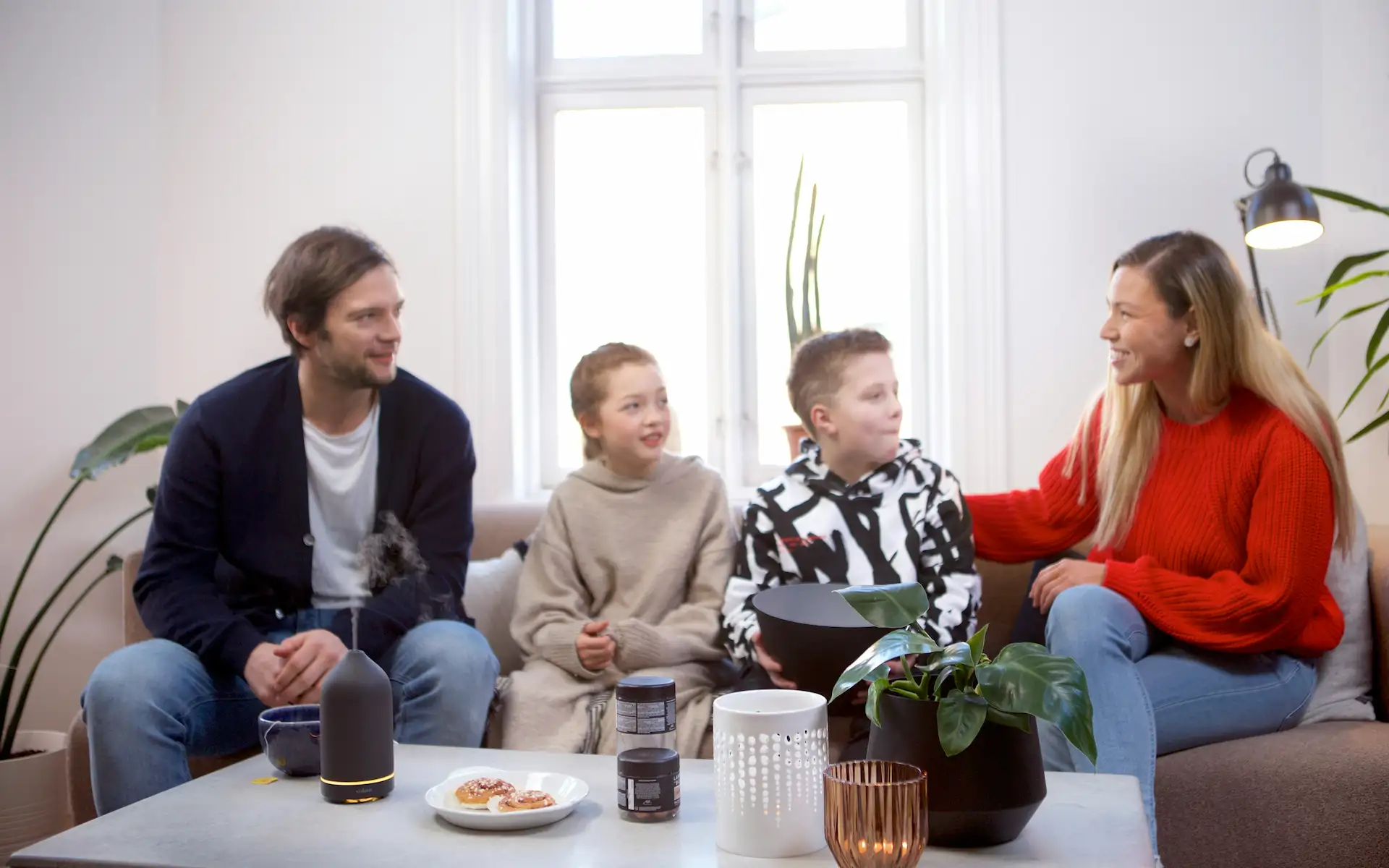 Family spending time together outdoors